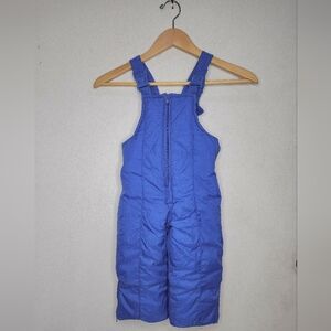 Vintage Ski Wear Overall Insulated Blue 2T